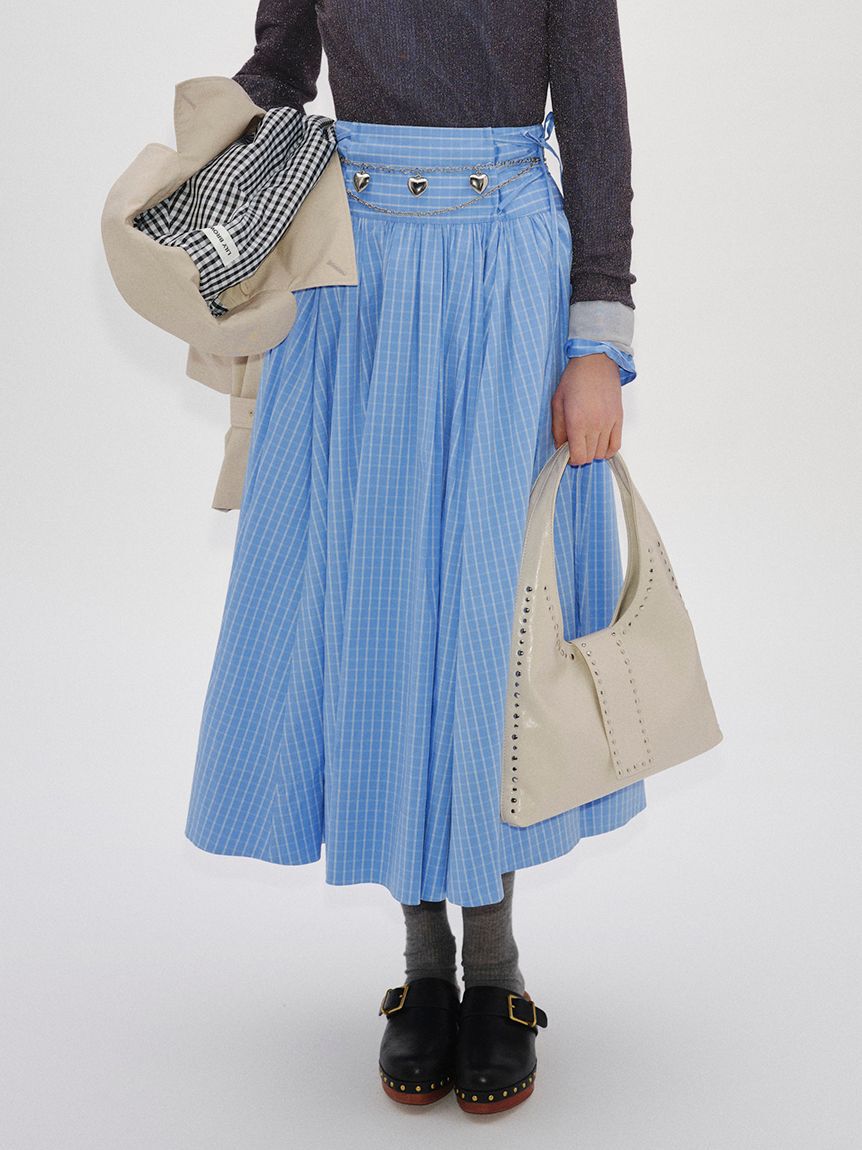 LILY BROWN「２wayボリュームシャツスカート」|スカート|