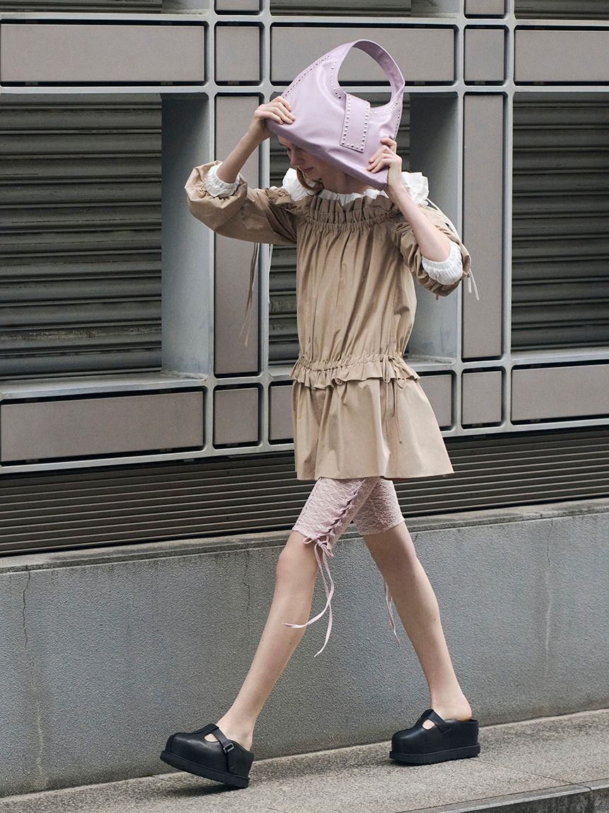 LILY BROWN「レースバイカーパンツ」|その他|