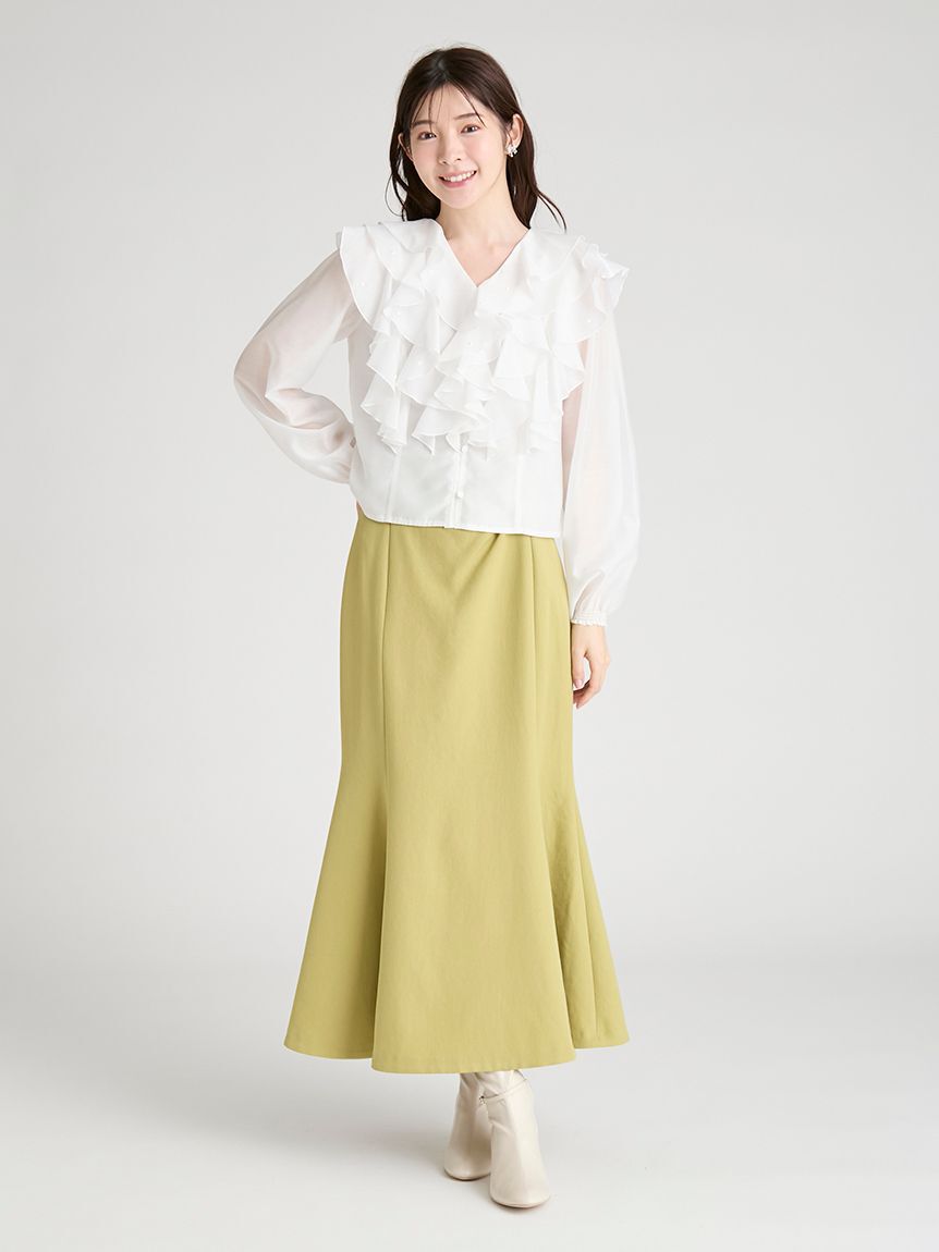 CELFORD「タックマーメイドスカート」|スカート|