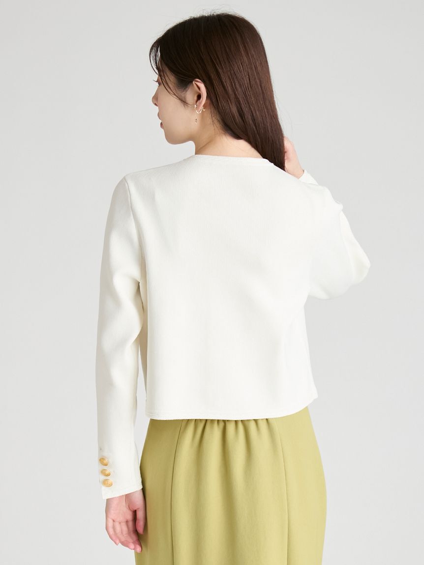 CELFORD「トリム総針カーディガン」|カーディガン|