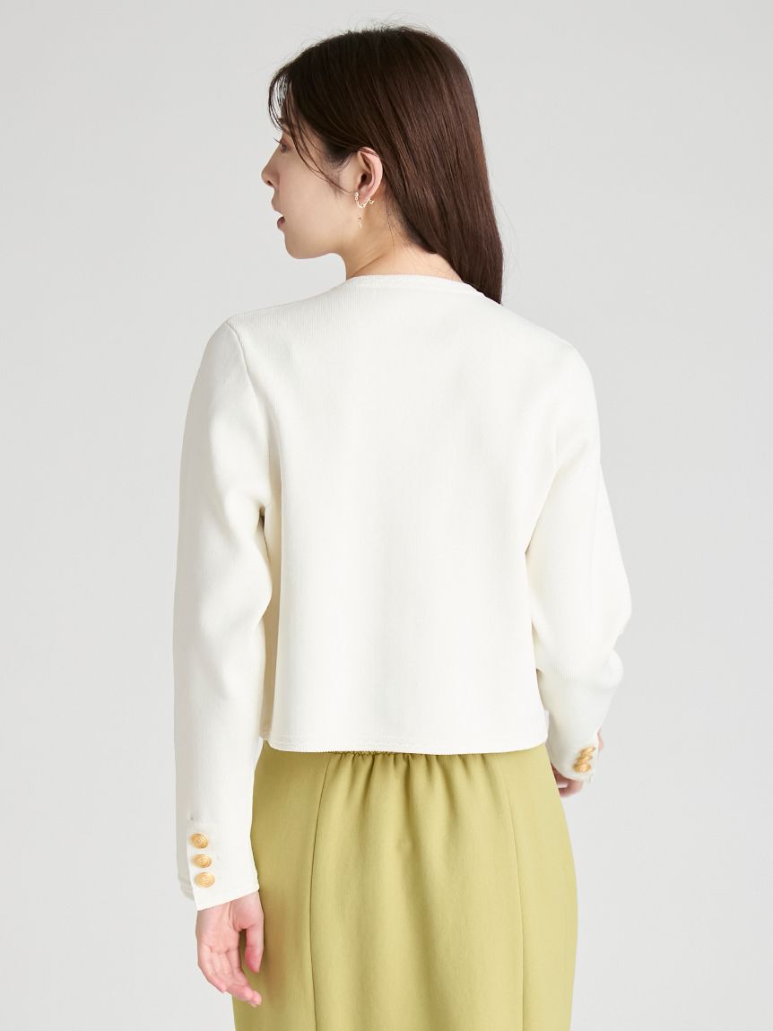 CELFORD「トリム総針カーディガン」|カーディガン|