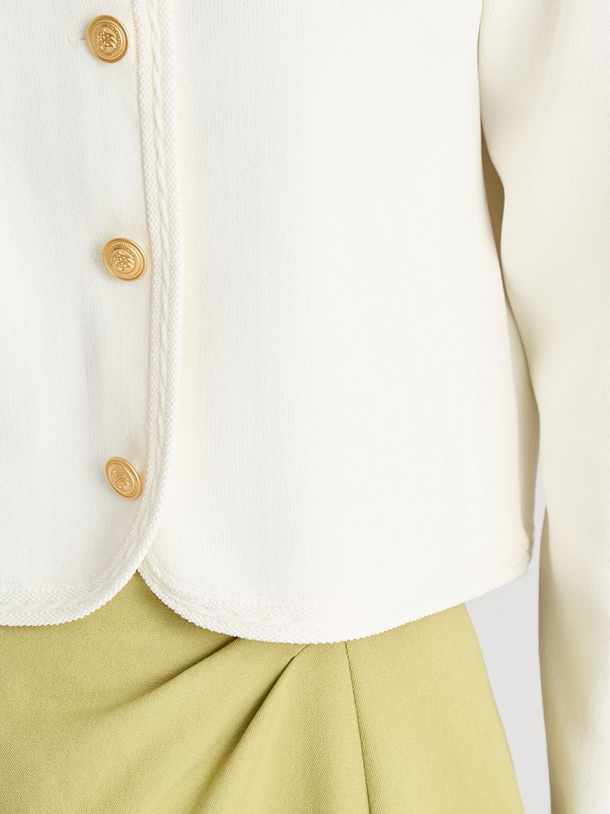 CELFORD「トリム総針カーディガン」|カーディガン|