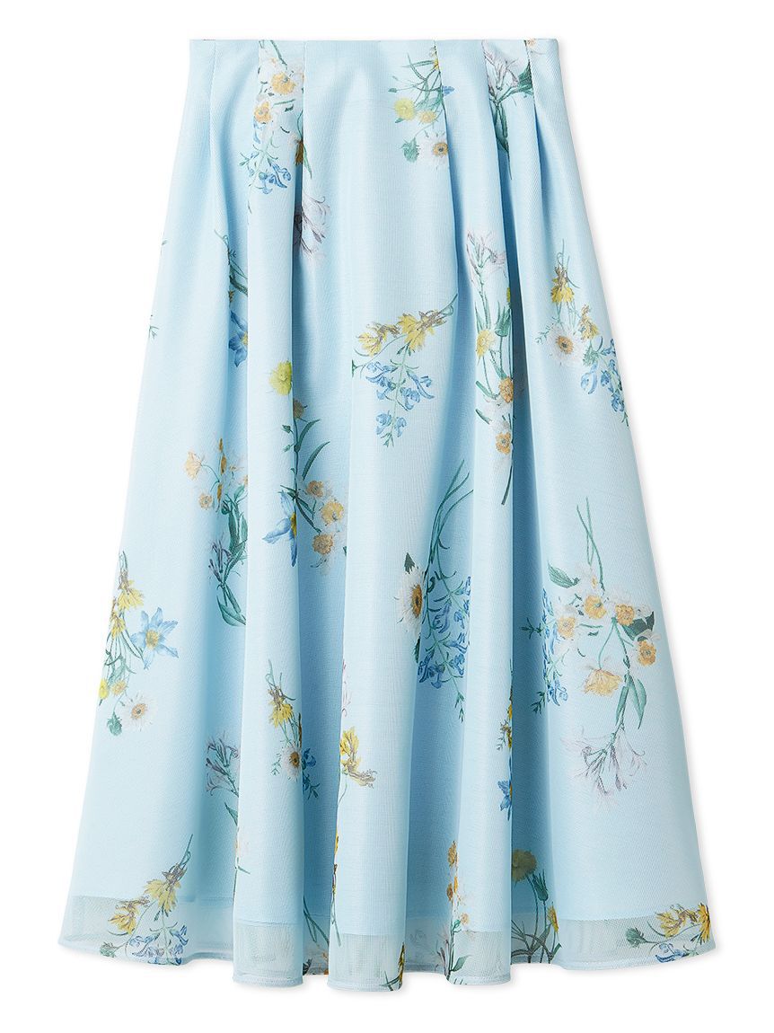 CELFORD「ミニメッシュフラワースカート」|スカート|