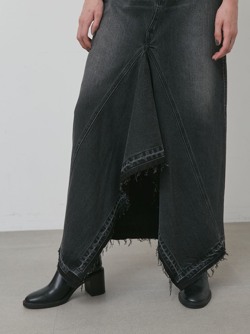 styling/「ヘムフレア2WAYデニムスカート」|スカート|