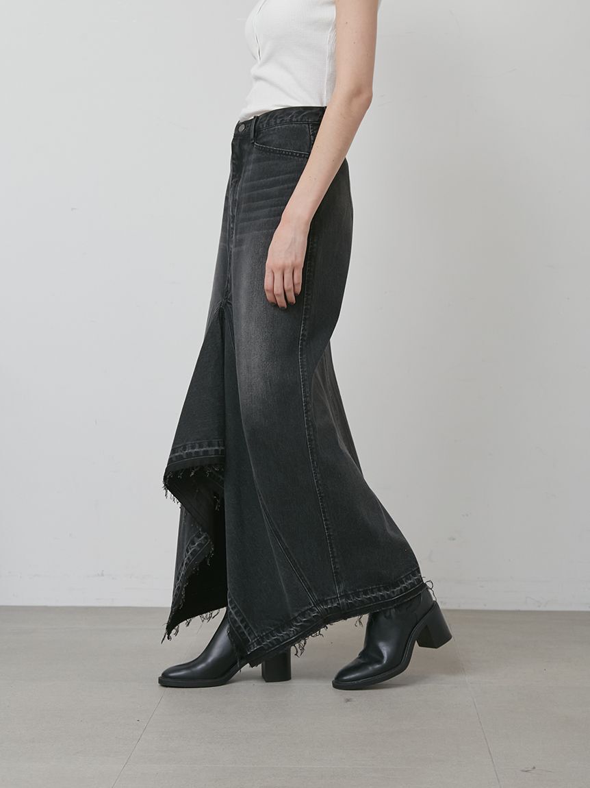 styling/「ヘムフレア2WAYデニムスカート」|スカート|