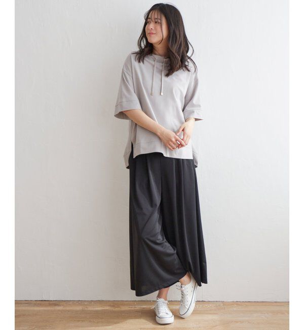 ikka「【雑誌 InRed 6月号掲載】コットンUSA鹿の子スピンドルプルオーバー」|Tシャツ・カットソー|