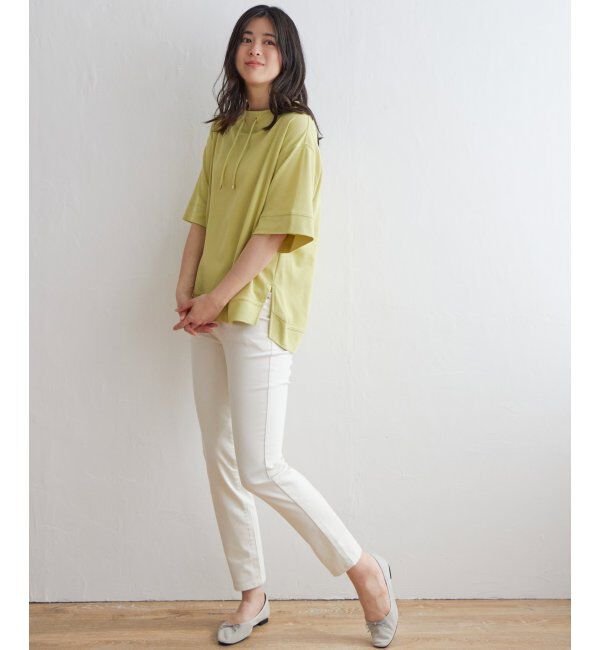 ikka「【雑誌 InRed 6月号掲載】コットンUSA鹿の子スピンドルプルオーバー」|Tシャツ・カットソー|