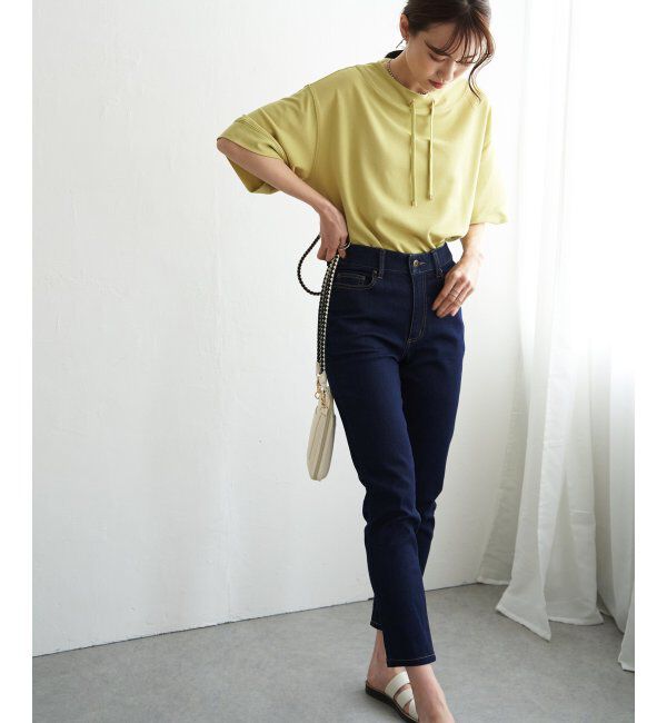 ikka「【雑誌 InRed 6月号掲載】コットンUSA鹿の子スピンドルプルオーバー」|Tシャツ・カットソー|