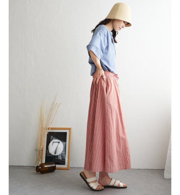 ikka「【雑誌 InRed 6月号掲載】コットンUSA鹿の子スピンドルプルオーバー」|Tシャツ・カットソー|