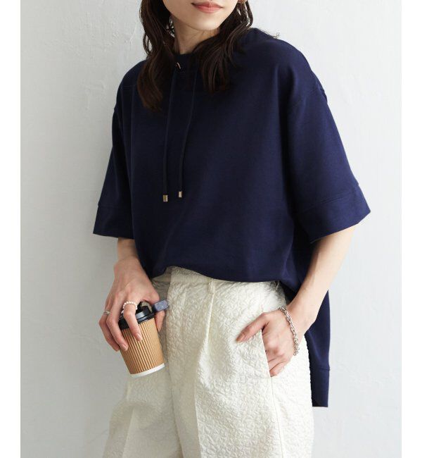 ikka「【雑誌 InRed 6月号掲載】コットンUSA鹿の子スピンドルプルオーバー」|Tシャツ・カットソー|