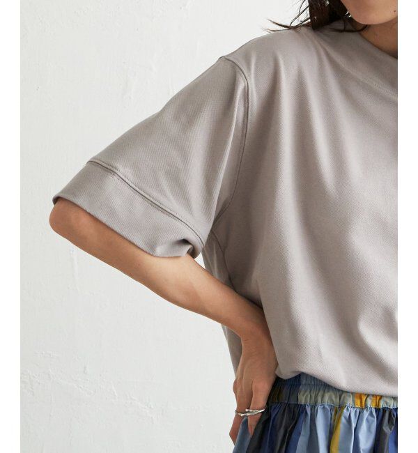 ikka「【雑誌 InRed 6月号掲載】コットンUSA鹿の子スピンドルプルオーバー」|Tシャツ・カットソー|