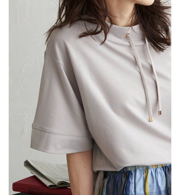 ikka「【雑誌 InRed 6月号掲載】コットンUSA鹿の子スピンドルプルオーバー」|Tシャツ・カットソー|