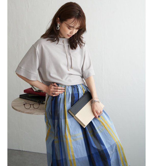 ikka「【雑誌 InRed 6月号掲載】コットンUSA鹿の子スピンドルプルオーバー」|Tシャツ・カットソー|