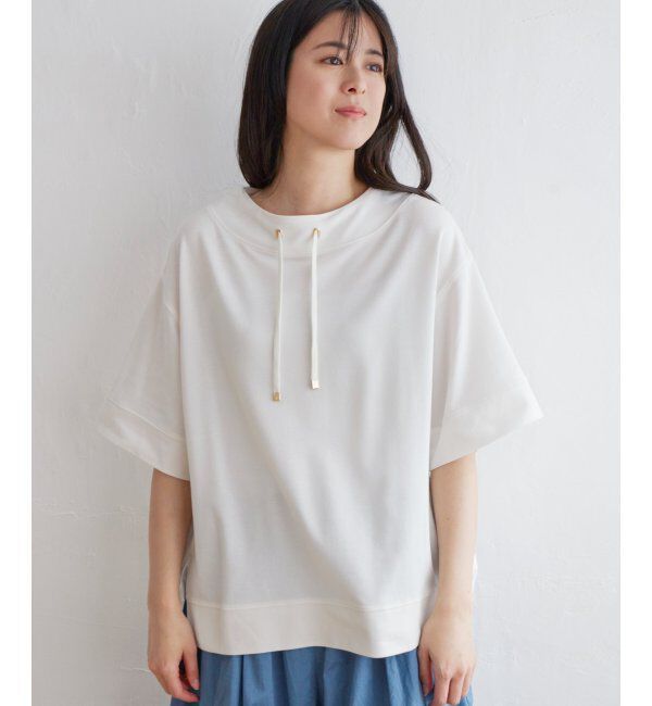 ikka「【雑誌 InRed 6月号掲載】コットンUSA鹿の子スピンドルプルオーバー」|Tシャツ・カットソー|