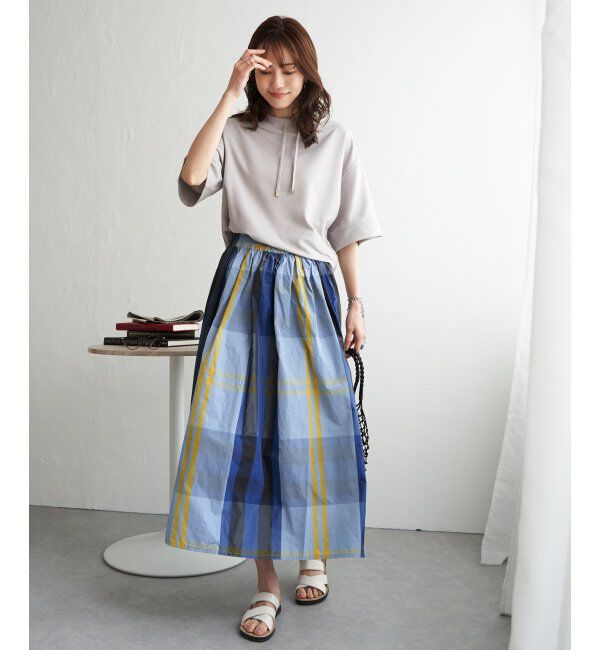 ikka「【雑誌 InRed 6月号掲載】コットンUSA鹿の子スピンドルプルオーバー」|Tシャツ・カットソー|