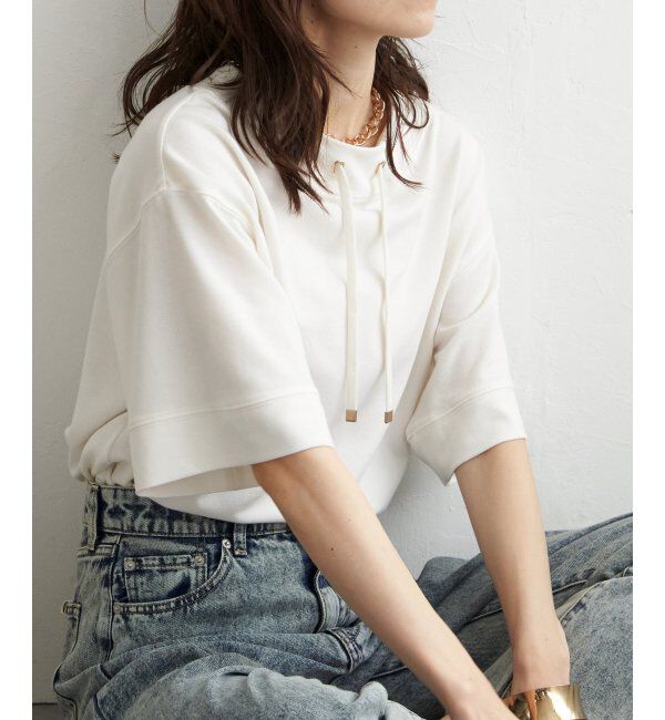 ikka「【雑誌 InRed 6月号掲載】コットンUSA鹿の子スピンドルプルオーバー」|Tシャツ・カットソー|