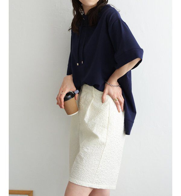 ikka「【雑誌 InRed 6月号掲載】コットンUSA鹿の子スピンドルプルオーバー」|Tシャツ・カットソー|