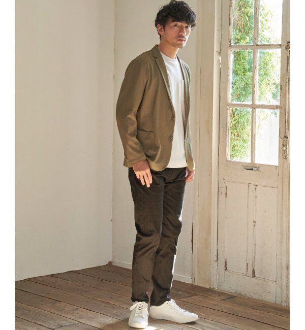 IKKA LOUNGE「GOKU楽ワーク サッカージャケット」|テーラードジャケット|