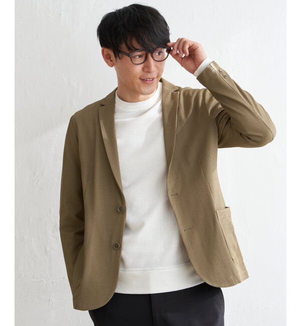 IKKA LOUNGE「GOKU楽ワーク サッカージャケット」|テーラードジャケット|