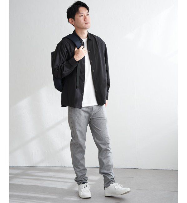 ikka「イージケアサッカースナップシャウター」|ブルゾン・スタジャン|