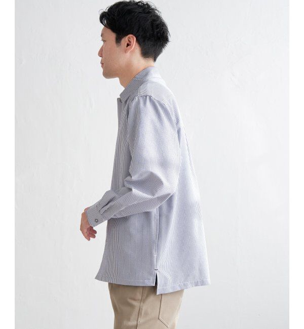 ikka「イージケアサッカースナップシャウター」|ブルゾン・スタジャン|