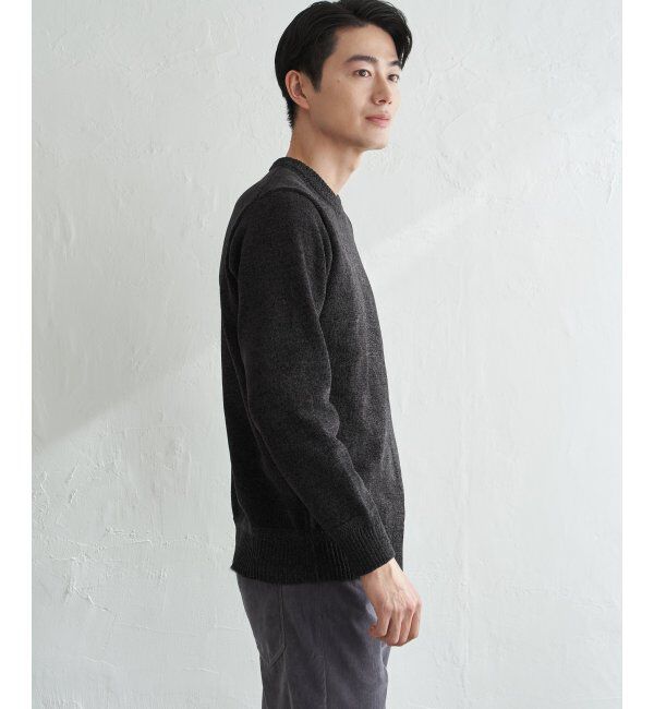 ikka「Wフェイスモールクルーニット」|プルオーバー|