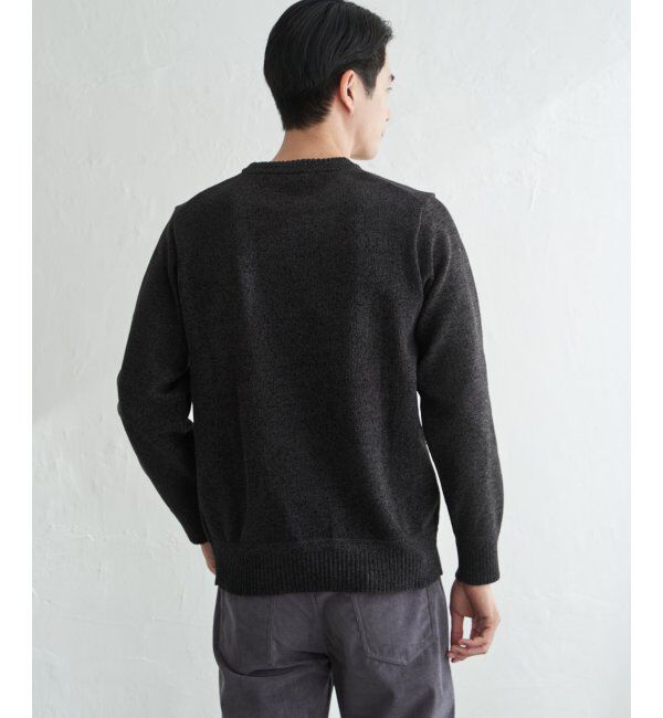 ikka「Wフェイスモールクルーニット」|プルオーバー|