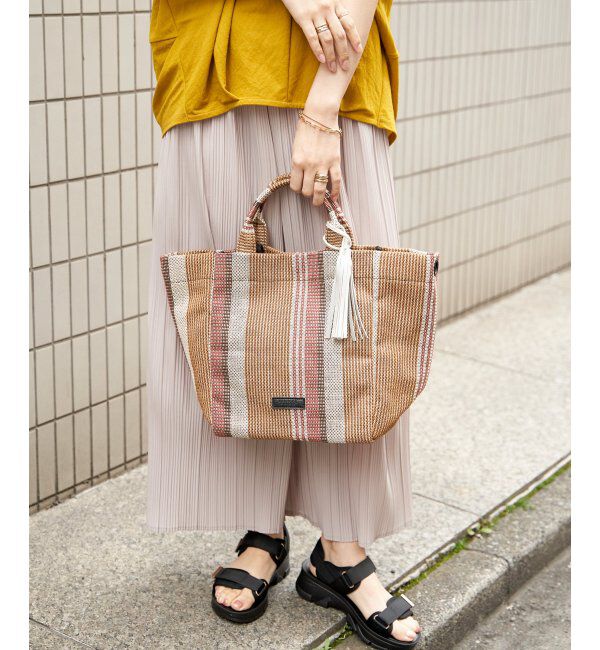 ikka「雑材シート2WAYトートバッグ」|その他|