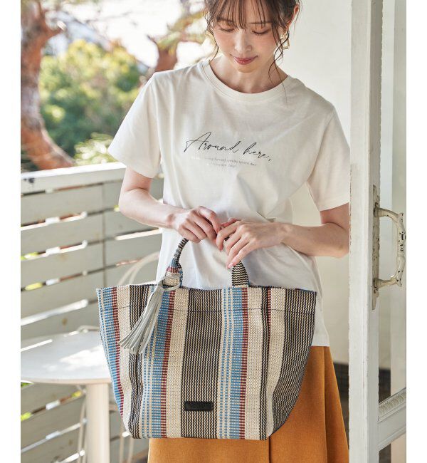 ikka「雑材シート2WAYトートバッグ」|その他|