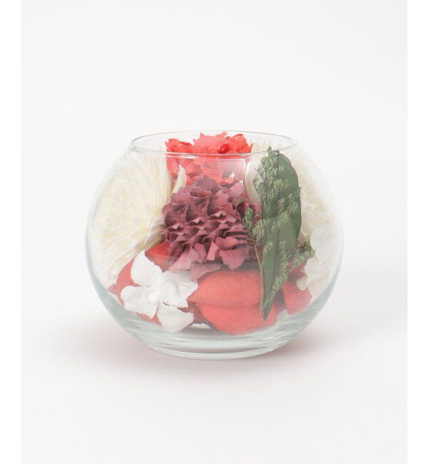 Lbc with Life「MDグラスボウル レッド」|アロマ・ルームフレグランス|