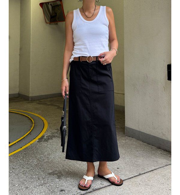 Lbc with Life「さらひやプラスIラインスカート」|スカート|