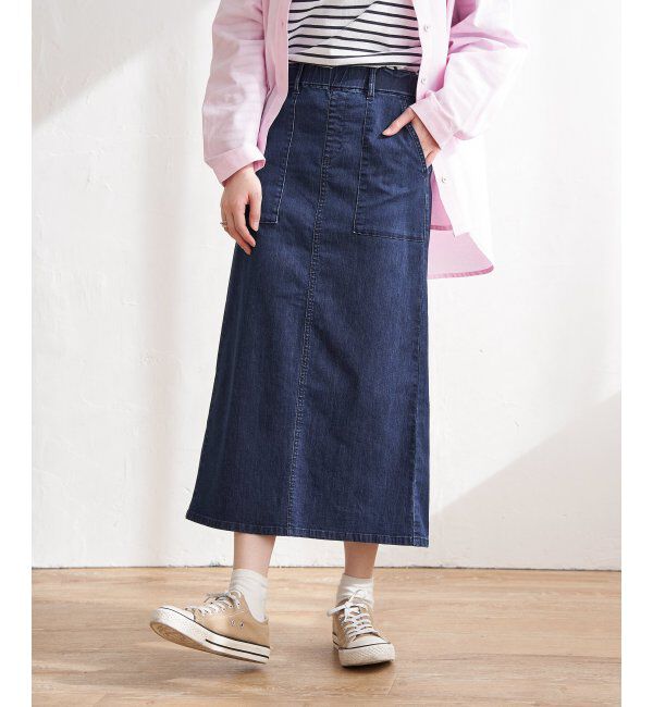 Lbc with Life「さらひやプラスIラインスカート」|スカート|