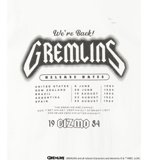 VENCE share style「GREMLINS グレムリン ダメージTシャツ」|Tシャツ・カットソー|