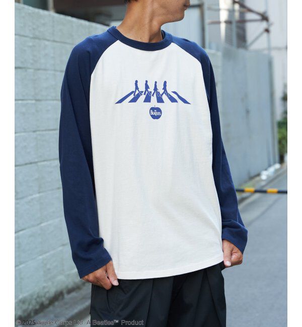 VENCE share style「THE BEATLES ザ ビートルズ Abbey Road アビイロード ロンT」|Tシャツ・カットソー|オフホワイト