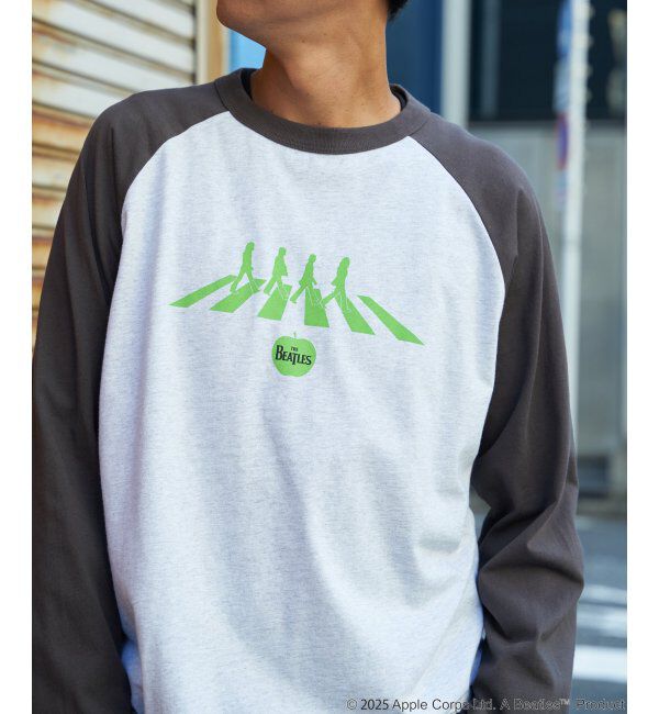 VENCE share style「THE BEATLES ザ ビートルズ Abbey Road アビイロード ロンT」|Tシャツ・カットソー|ライトグレー
