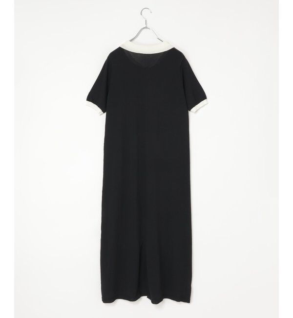 VENCE share style「バイカラーロングポロワンピース」|ワンピース|