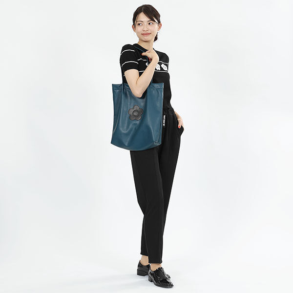MARY QUANT「デイジーパッチソフト トート」|トートバッグ|