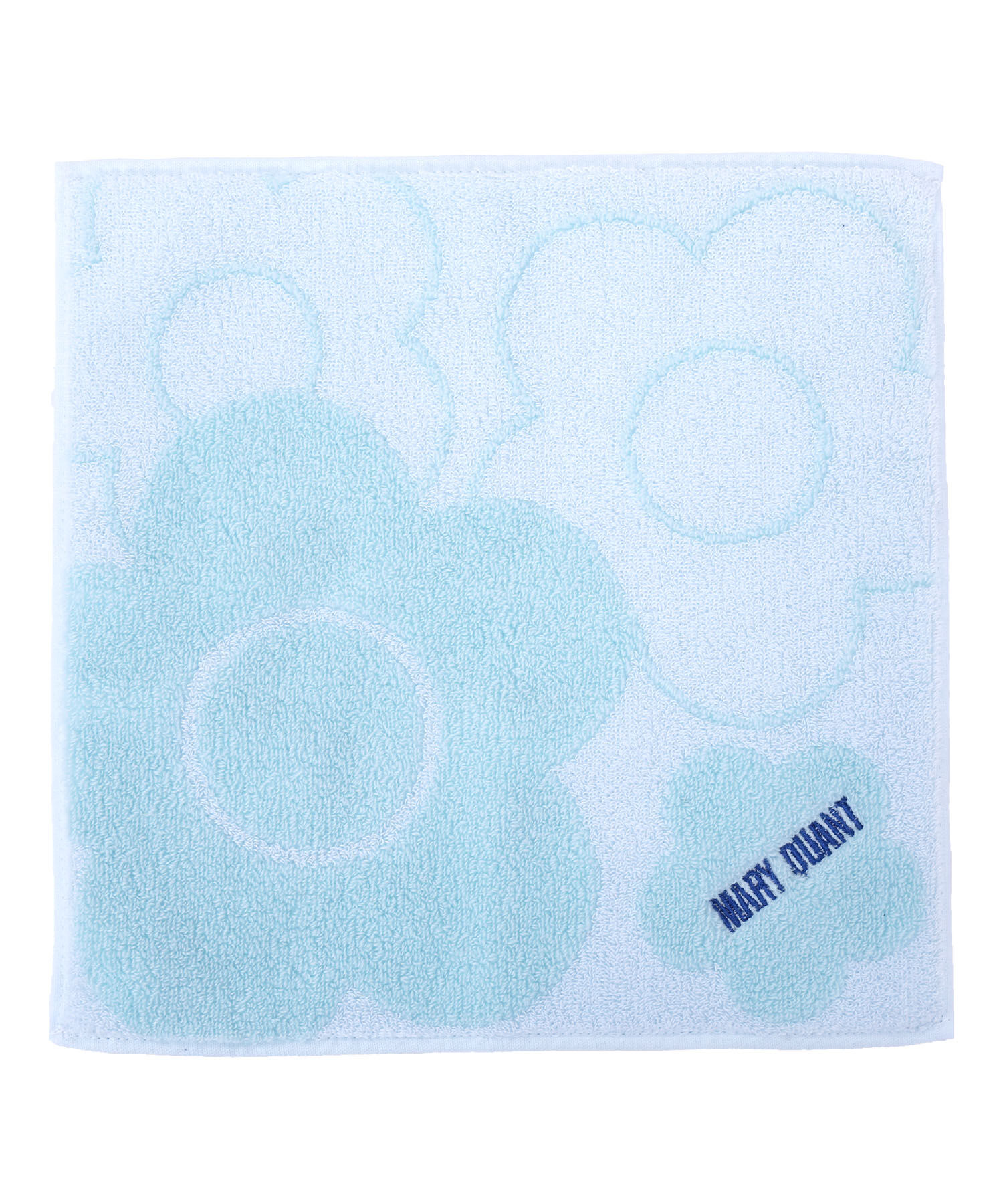 MARY QUANT「ビッグデイジー ミニタオル」|タオル|ブルー