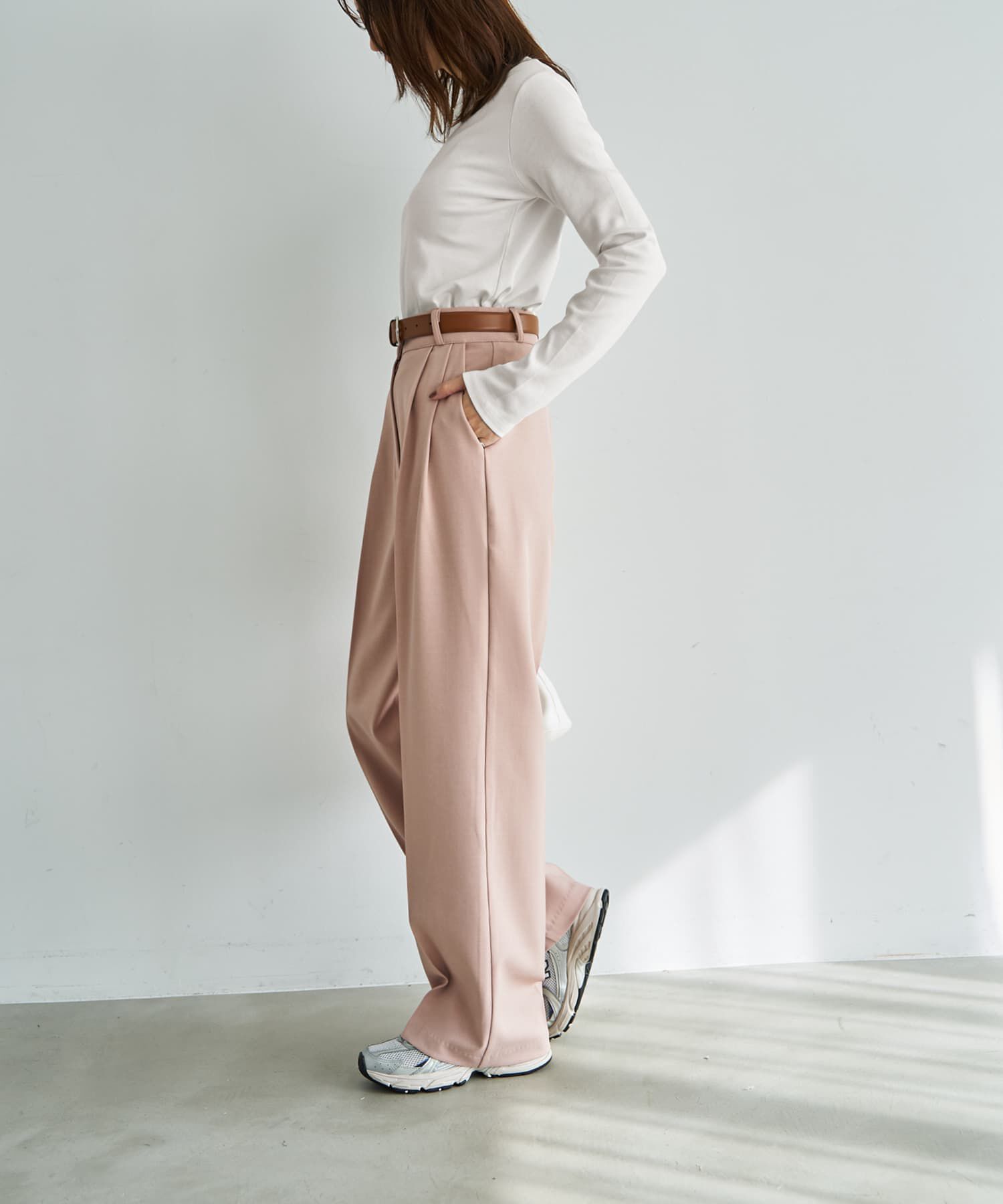 STYLE DELI「中厚地２タックワイドパンツB」|その他|