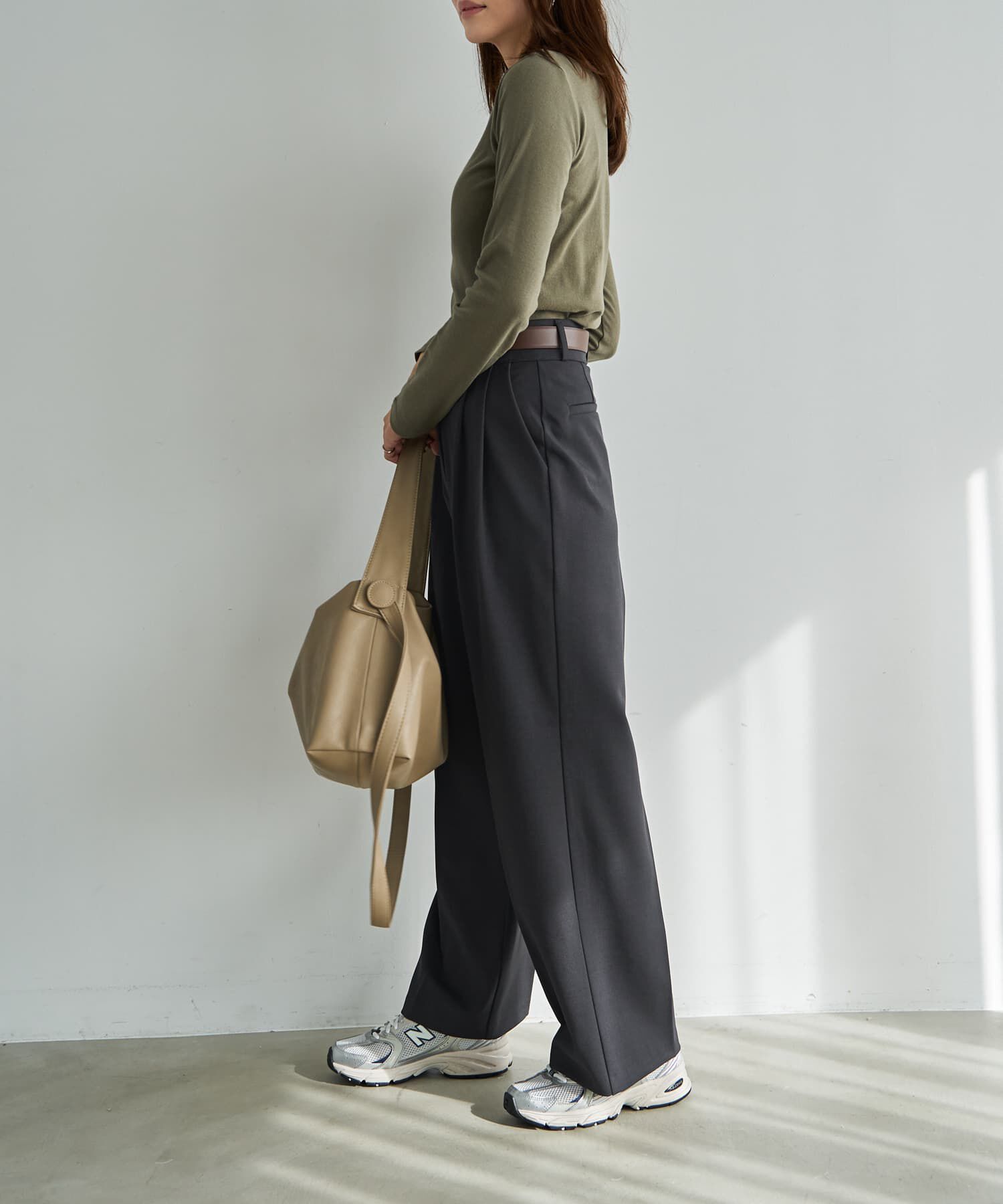 STYLE DELI「中厚地２タックワイドパンツB」|その他|