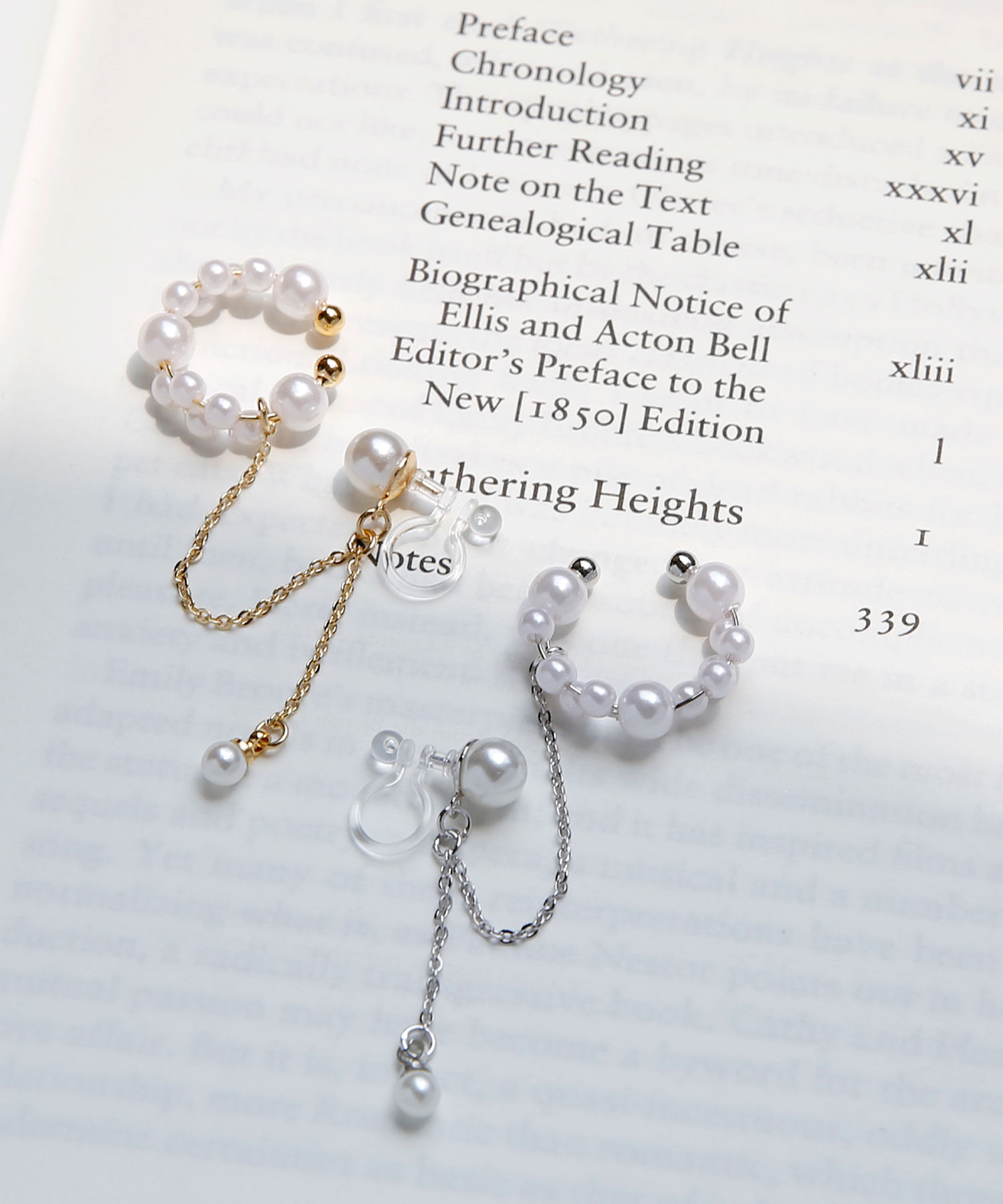 colleca la「パールイヤカフ&times;パール樹脂イヤリング」|イヤーカフ|