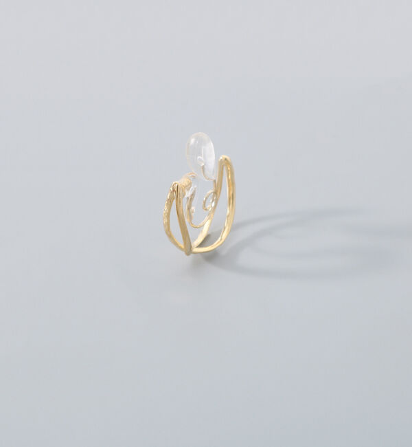 Phoebe「【シリーズ累計販売10000点突破！】アレルギー対応痛くないシリーズクリスタルループフィットイヤリング」|イヤリング|