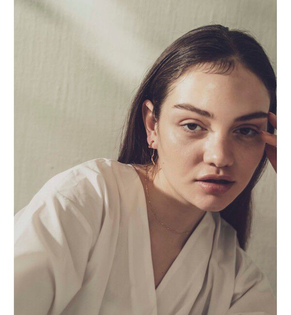 ete「イヤリング ツイストバーバックチェーン」|イヤリング|