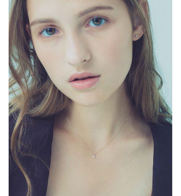 ete「[レイヤード] K18MPG ダイヤモンド フローレット ネックレス」|ネックレス|