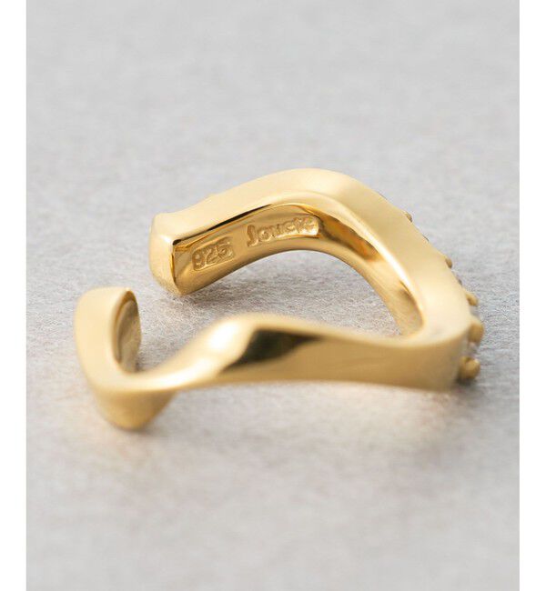 Jouete「ダブルフェイス イヤリング ジルコニア」|イヤリング|