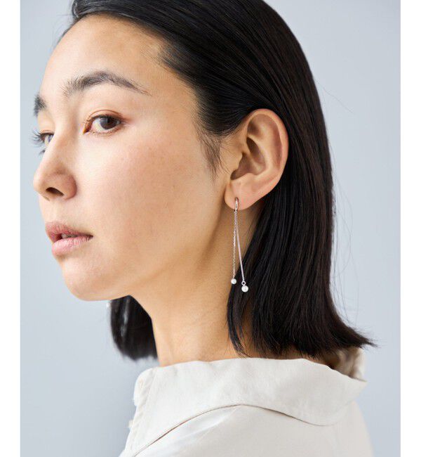 Jouete「[ダブルフェイス] イヤリング パール」|イヤリング|