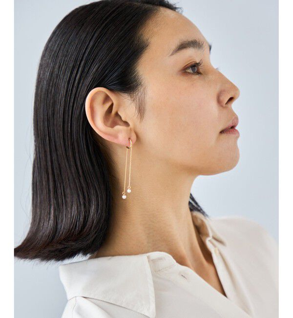 Jouete「[ダブルフェイス] イヤリング パール」|イヤリング|