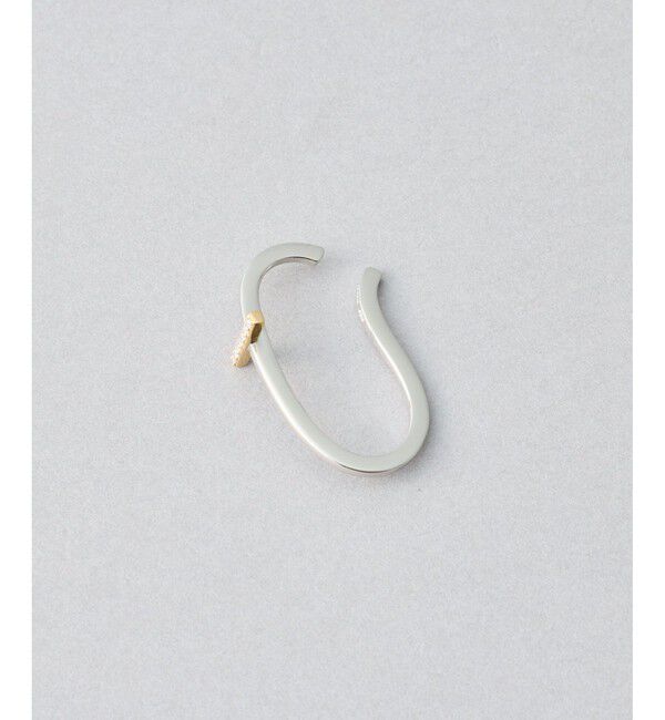 Jouete「[ウェアリング] ジルコニア クロス コンビカラー」|イヤリング|