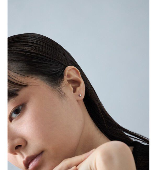 Jouete「K10WG ピアス キューブ」|ピアス|