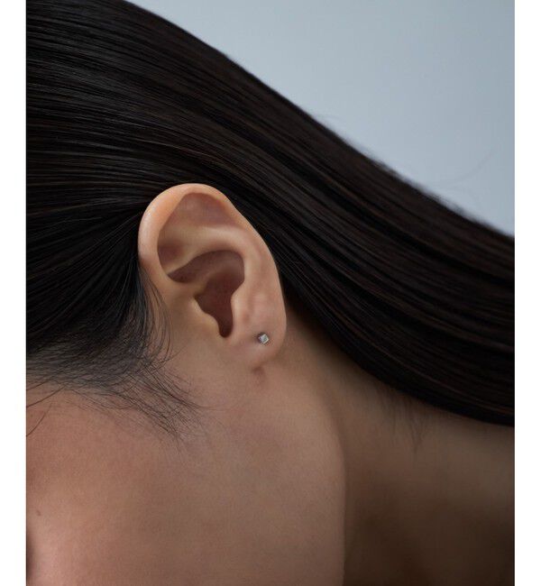 Jouete「K10WG ピアス キューブ」|ピアス|